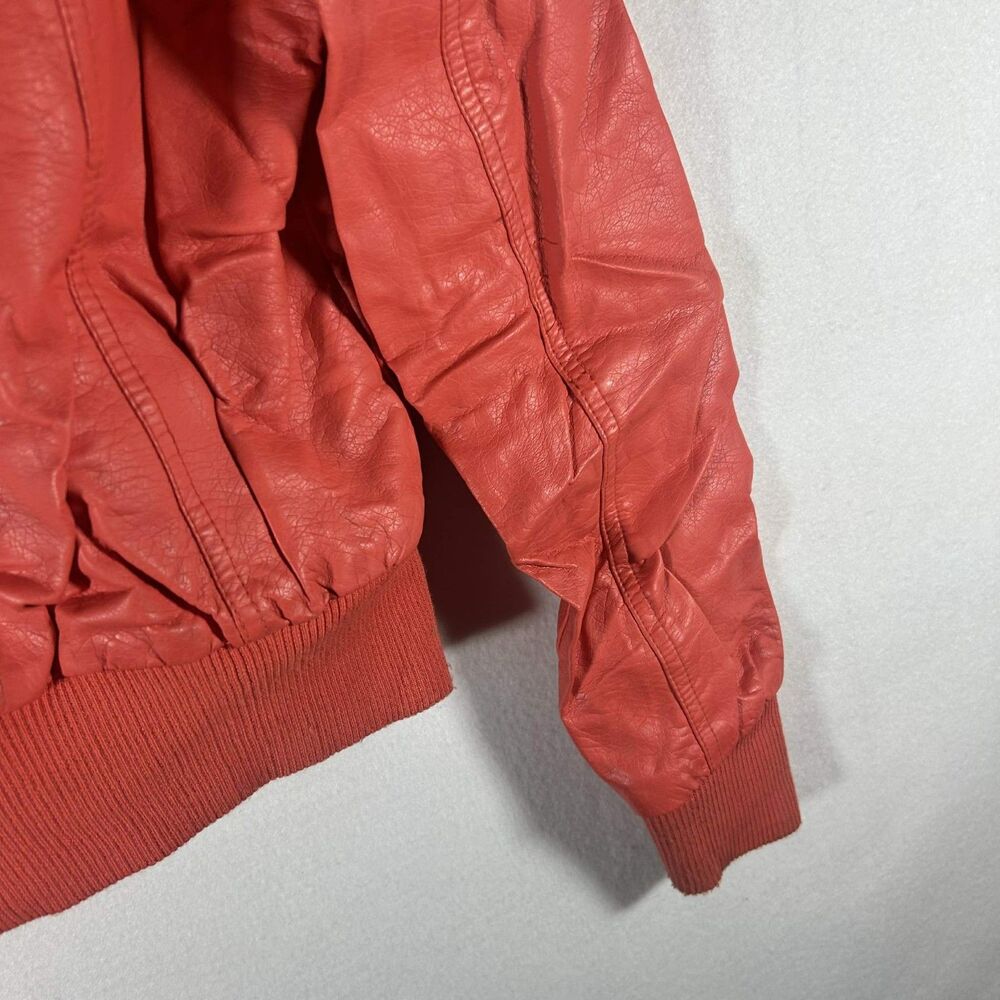 Charlotte Russe Coat Rustic Orange Jacket Lined Women Large Peacoat - Picture 12 of 15